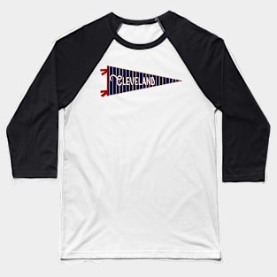 Cleveland Pinstripe Pennant Baseball T-Shirt